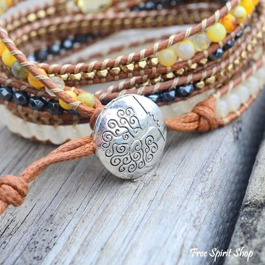 Elisa | Sunny Citrine Gemstone Wrap