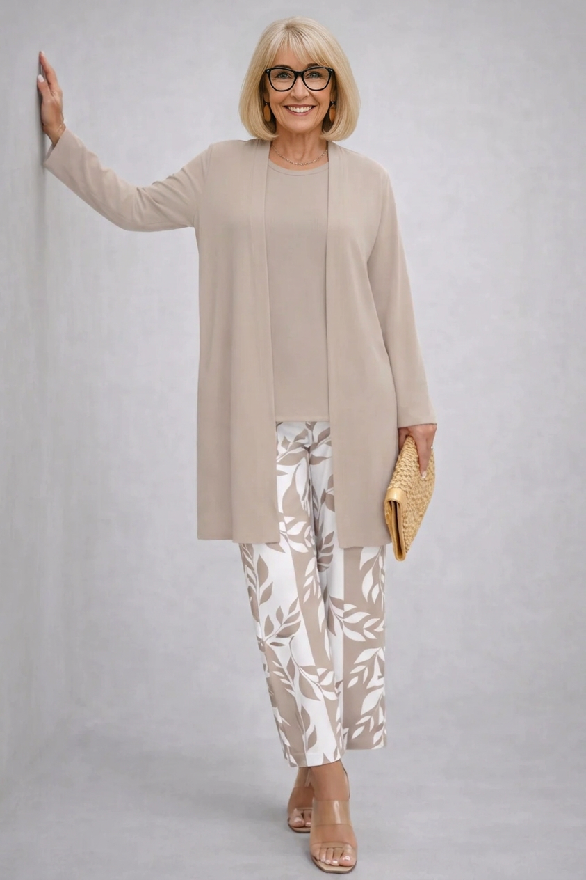 Erynn | Beige Three-Piece Set