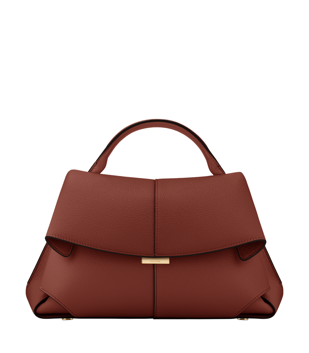 Jade | Textured Red Clay Leather Bag