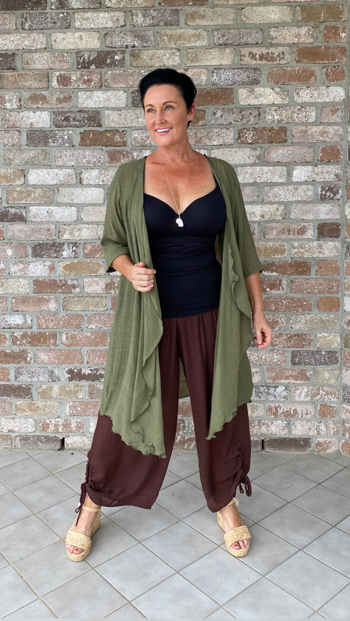 Fleur | Infinity Jacket in Olive