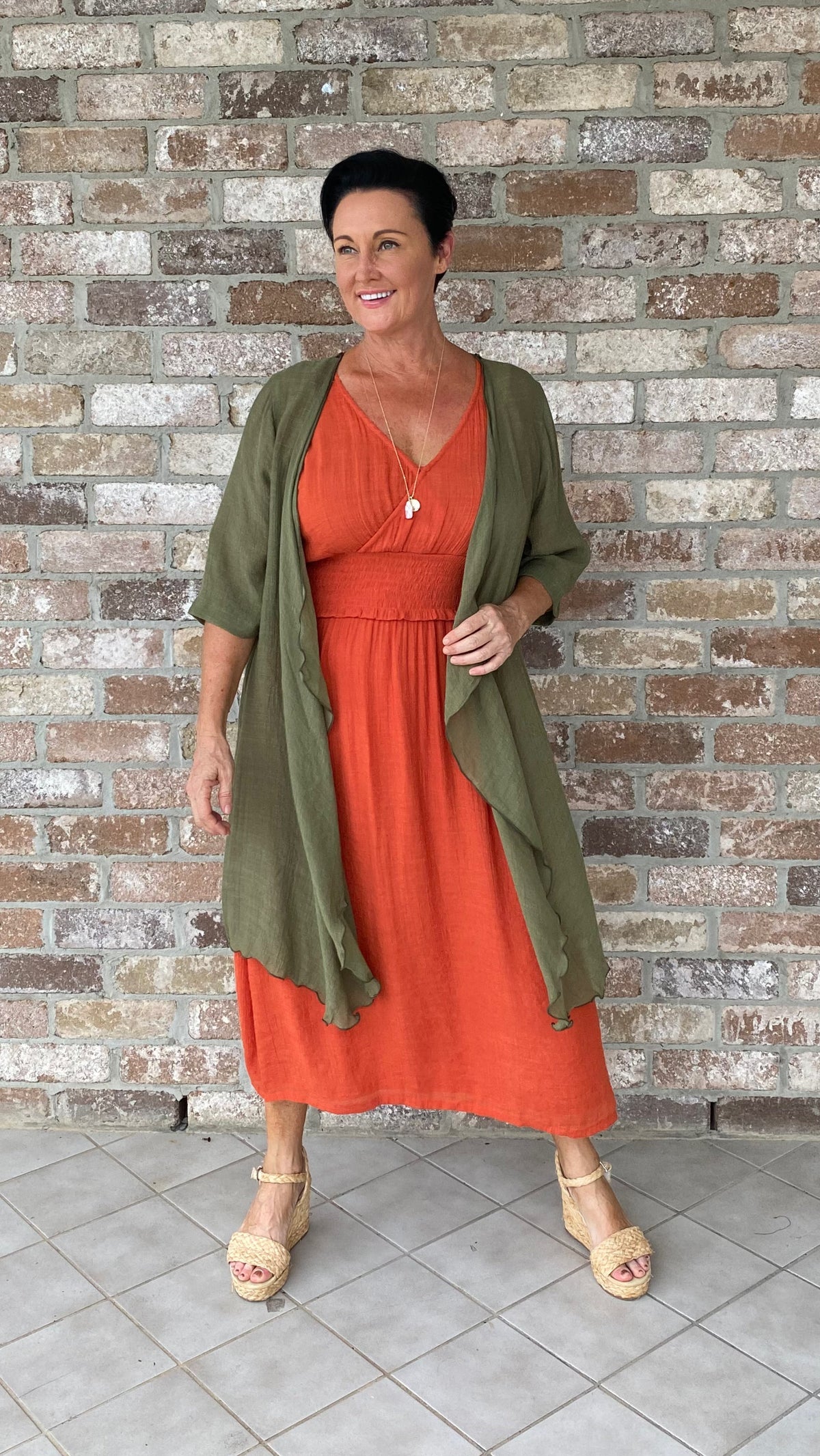 Fleur | Infinity Jacket in Olive