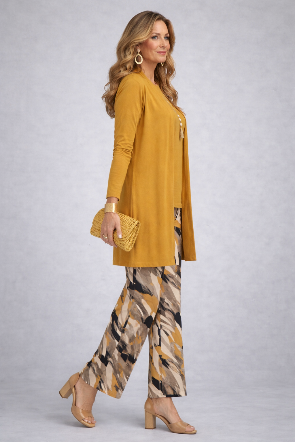 Faelina | Yellow Three-Piece Set