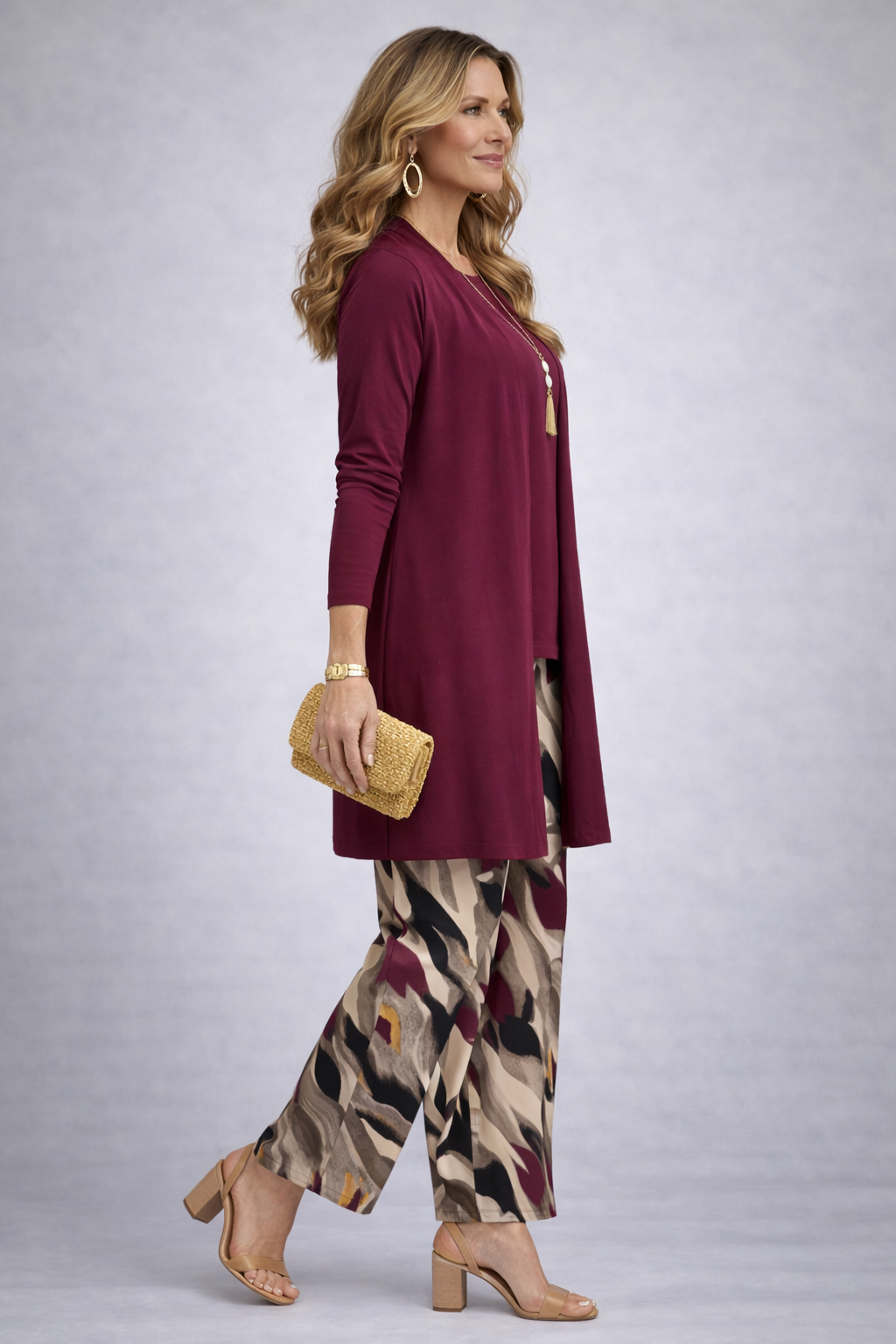 Fiamma | Purple Three-Piece Set