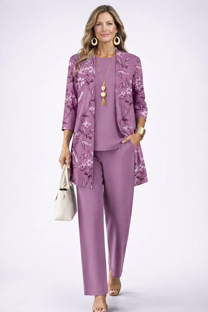 Margaret | Green Three-Piece Set