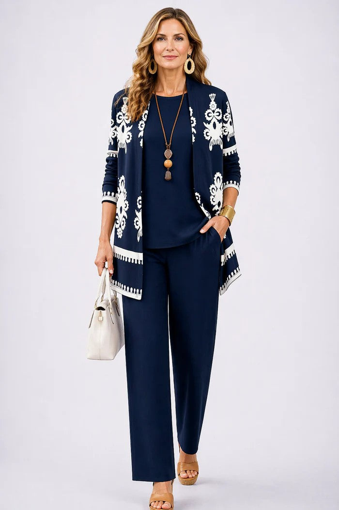 Margaret | Green Three-Piece Set