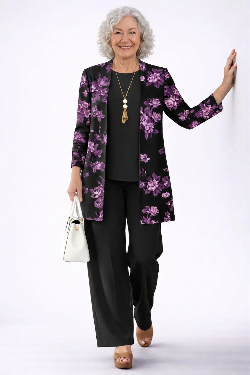 Helia | Black Three-Piece Set